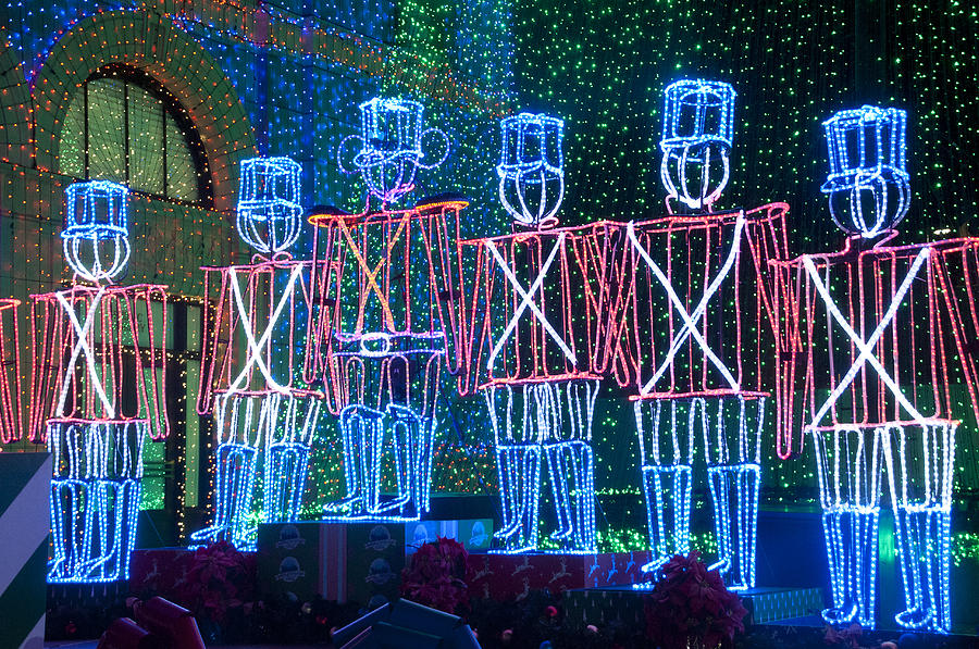 Christmas Lights Digital Art - Soldier Lights by Charles Ridgway Christmas Lights Digital Art - Soldier Lights by Charles Ridgway
