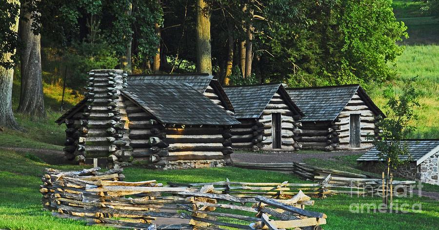 Soldiers Quarters at Valley Forge Photograph by Cindy Manero