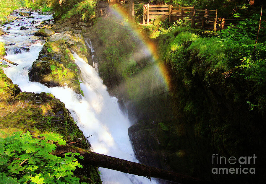 Waterfall Photograph - Solduc Falls  by Jeff Swan