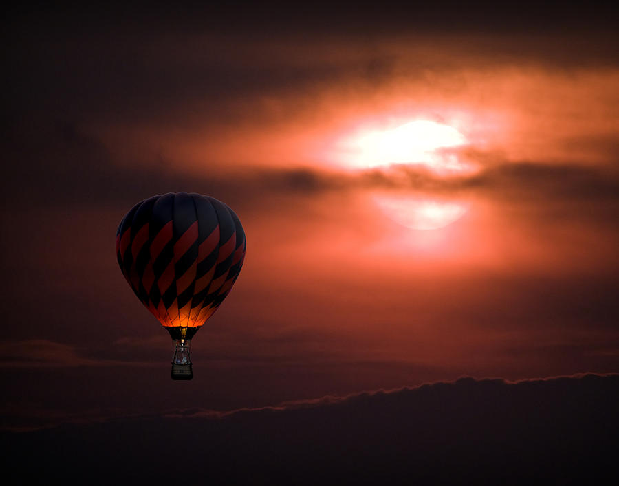 Solitude in the Sky Photograph by Wade Aiken