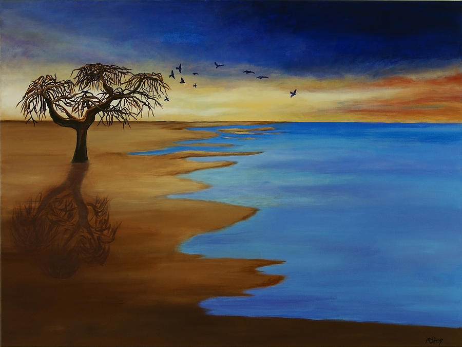 Nature Painting - Solitude by Michelle Joseph-Long