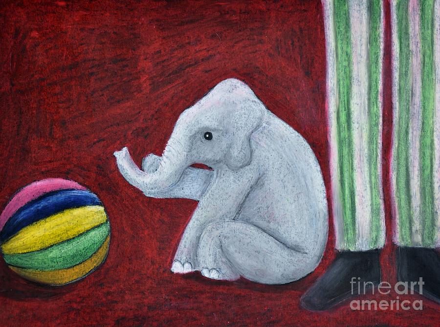 Sols Elephant Pastel by Reb Frost