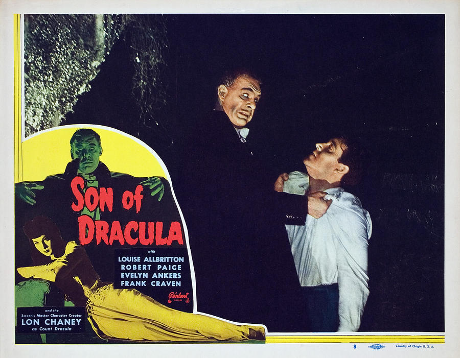 Movie Photograph - Son Of Dracula, Robert Paige, Lon by Everett