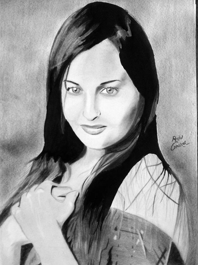 how to draw Sonakshi Sinha step by step speed drawing   YouTube