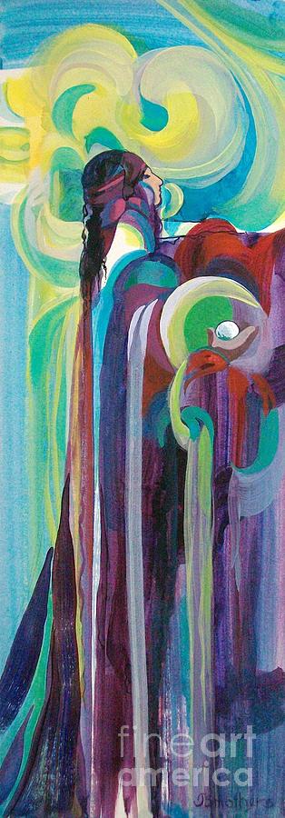 Abstract Painting - Song of the Soul by Judith A Smothers