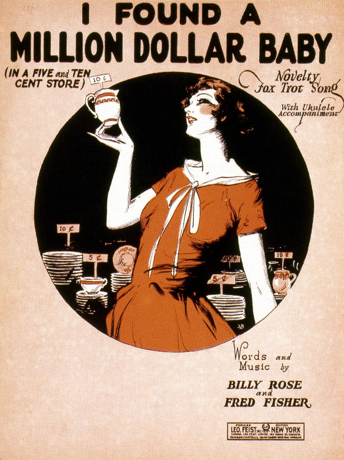 Song Sheet Cover, 1926 Photograph by Granger