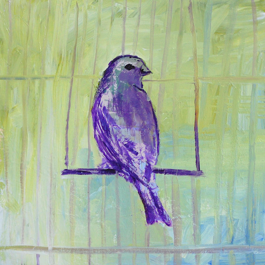 Canary Painting - Songbird by Melissa Peterson