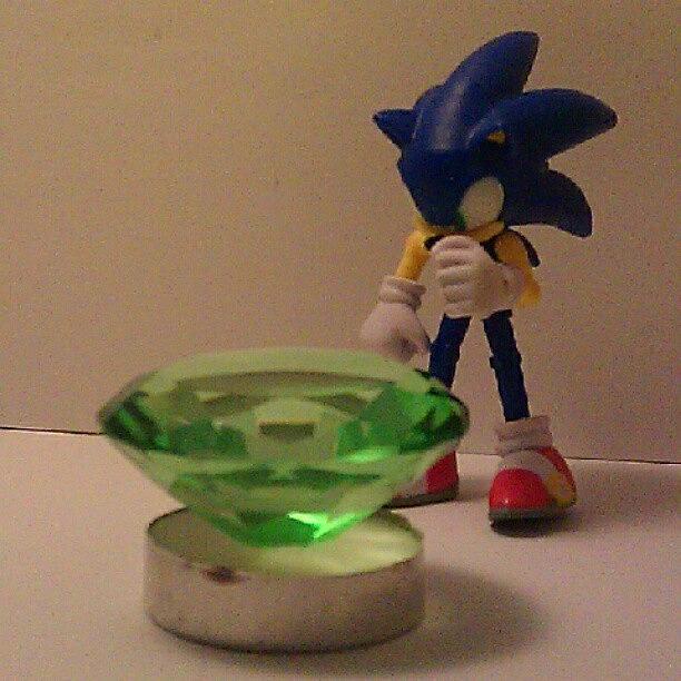 Toy Photograph - Sonic: yes, A Chaos Emerald! by Chuck Caldwell
