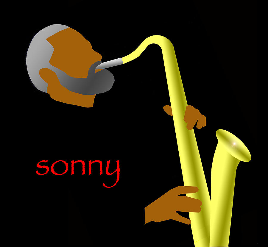 Sonny Rollins Digital Art by Victor Bailey