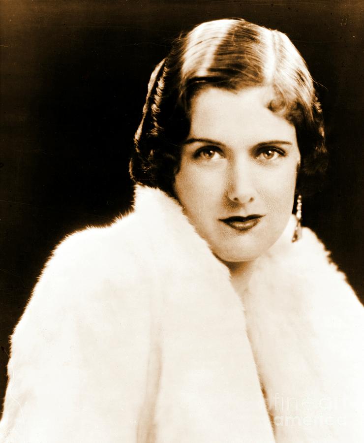 Soprano Carol Deis 1926 Photograph by Padre Art