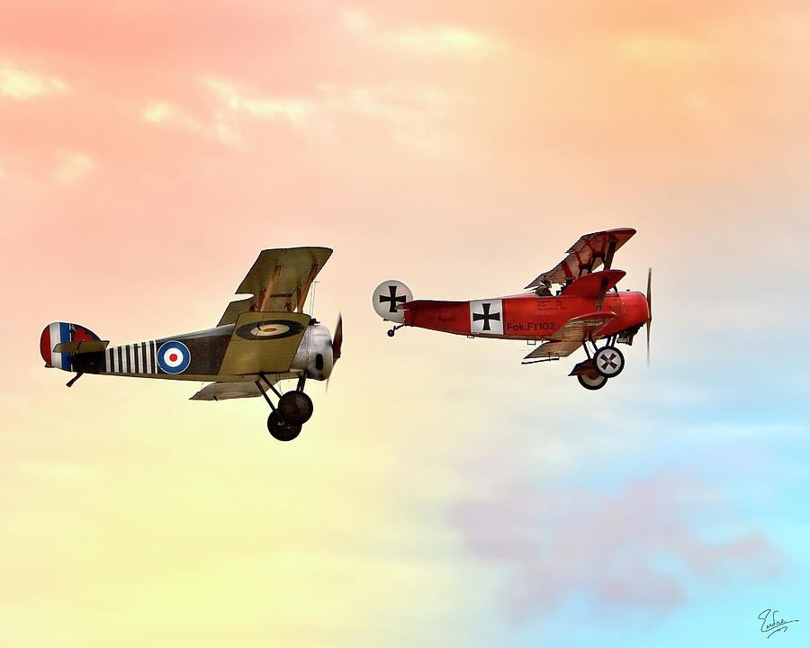 Sopwith and Fokker Photograph by Endre Balogh