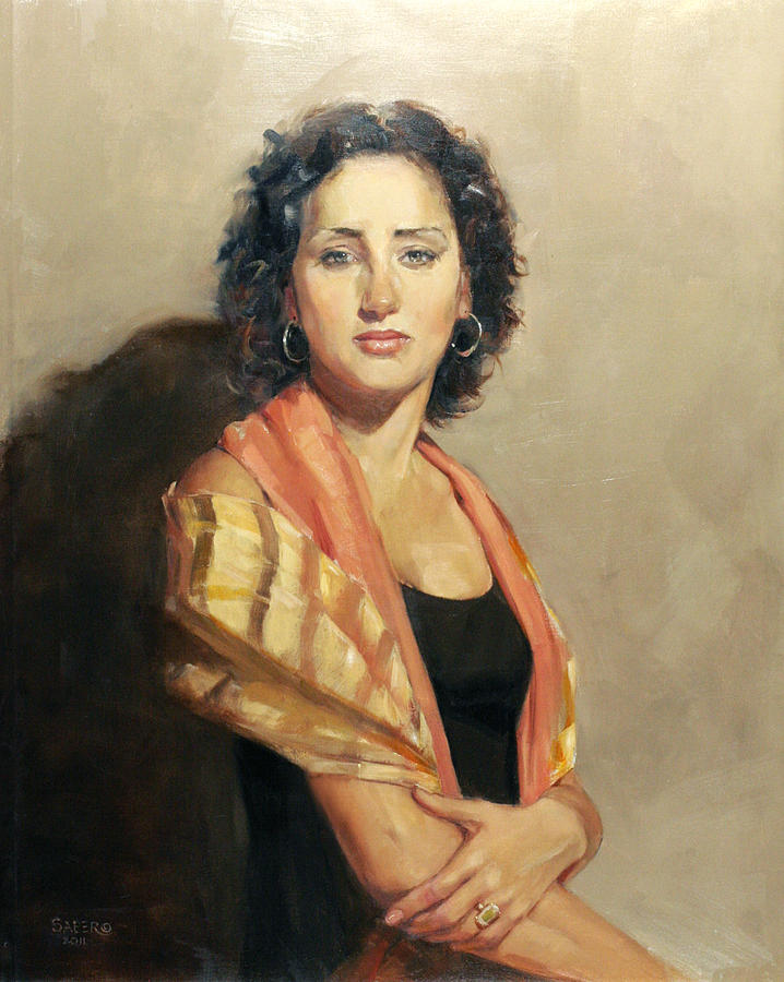 Soraya Painting by Chris  Saper