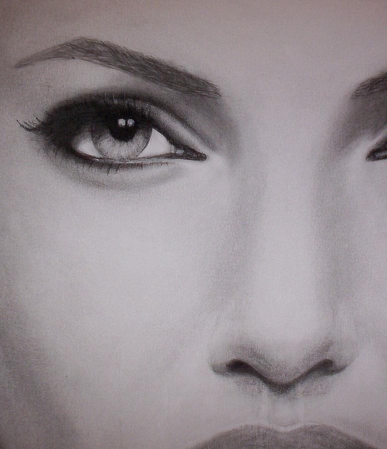 Angelina Drawing - Soul Searching by Brendan SMITH
