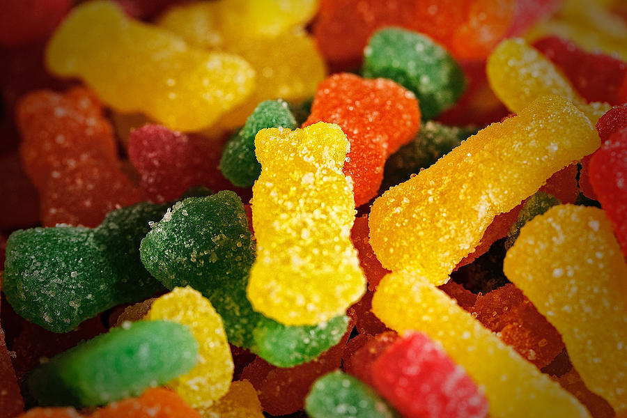 Candy Photograph - Sour Bears by Rick Berk