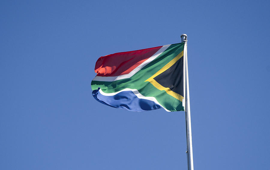 South African Flag Photograph by Perry Van Munster