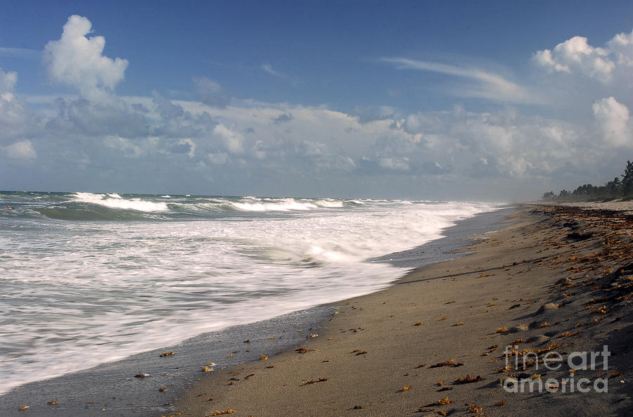 Ocean Photograph - South Hobe Sound Beach by Richard Nickson Ocean Photograph - South Hobe Sound Beach by Richard Nickson