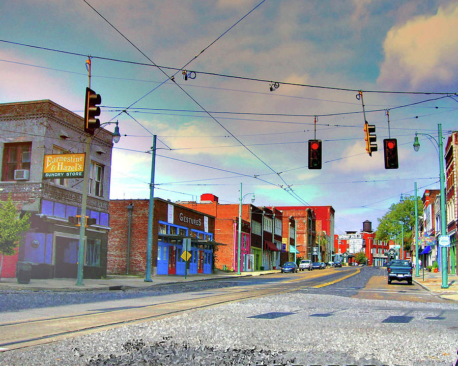 Memphis Photograph - South Main Street Memphis by Lizi Beard-Ward