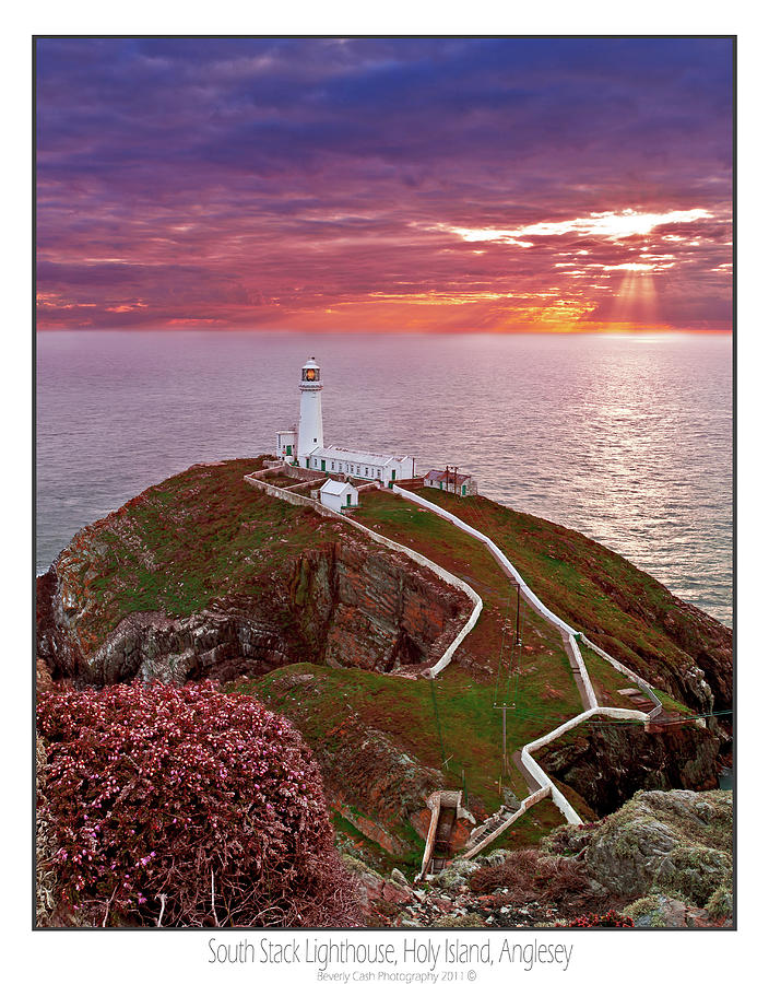 South Stack Lighthouse Photograph by B Cash