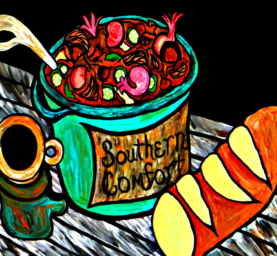 Food Painting - Southern Comfort by Amy Carruth-Drum