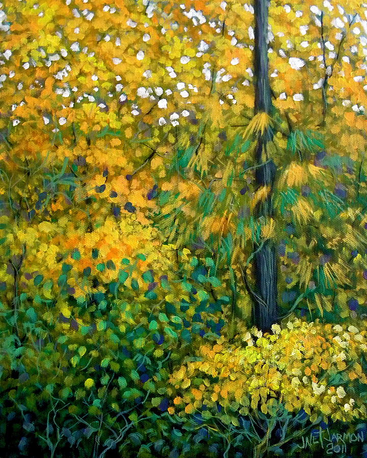 Southern Woods Painting by Jeanette Jarmon