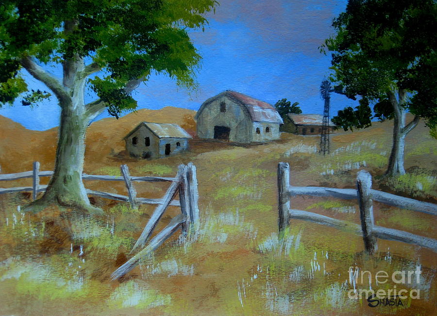 Impressionism Painting - Southside  Gate by Shasta Eone