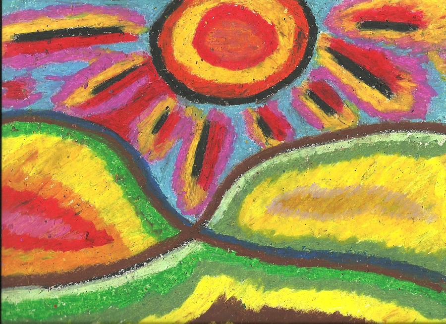 Southwest Sun Painting by Patrick Edwards | Fine Art America