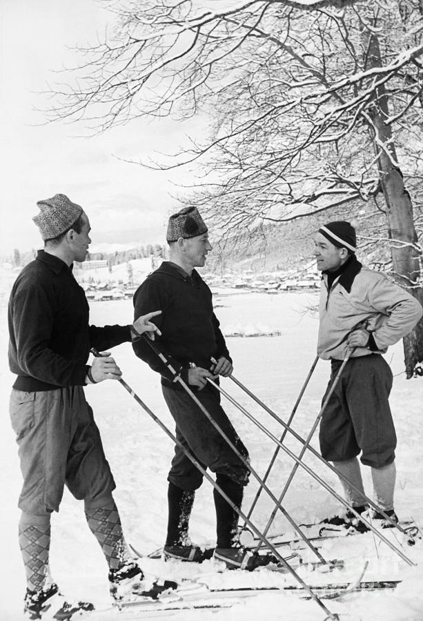 Winter Photograph - Soviet Olympic Team, 1960 by Granger