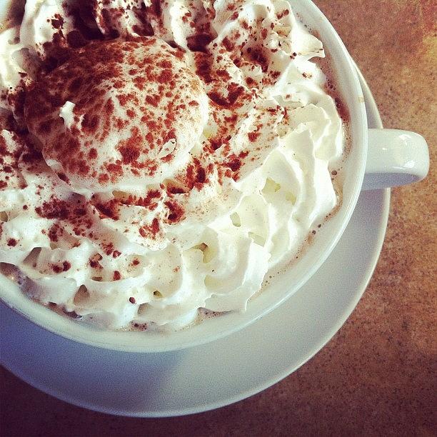 Coffee Photograph - Soy Mocha But Had To Get Whipped Cream by Shana Ray