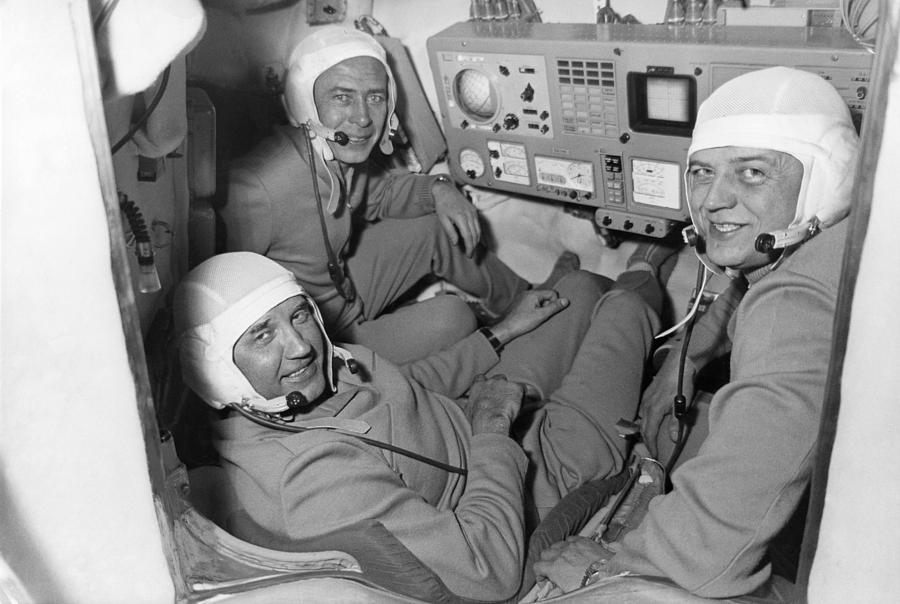 Soyuz 11 Rocket Crew Photograph by Ria Novosti