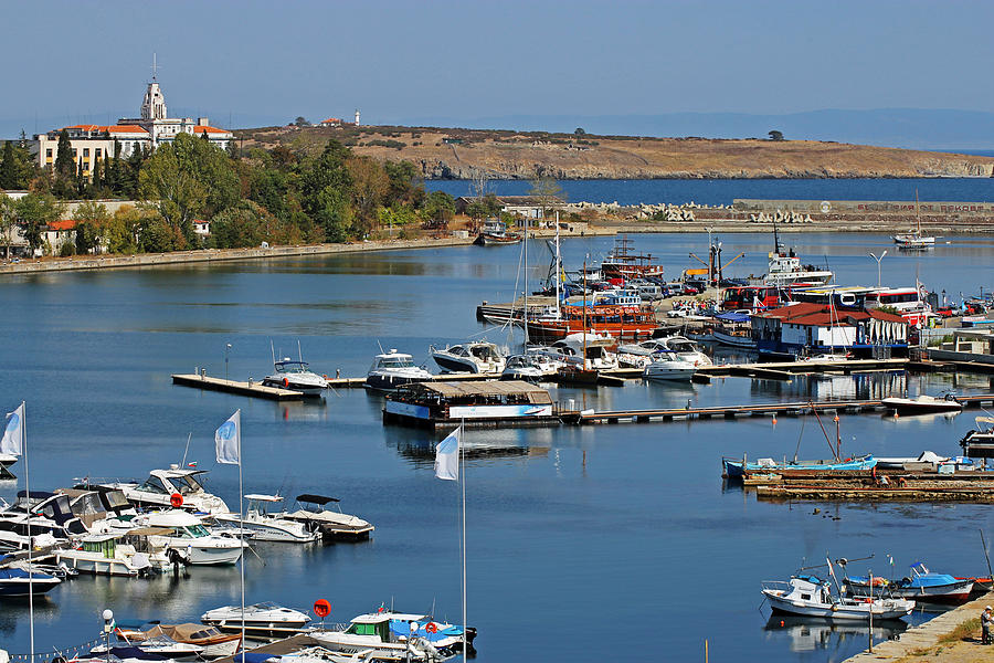 Sozopol Harbour Photograph by Tony Murtagh