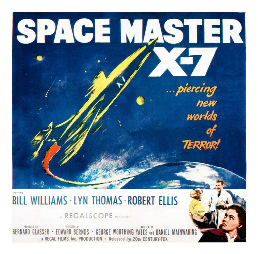 Movie Photograph - Space Master X-7, Poster Art, 1958 by Everett