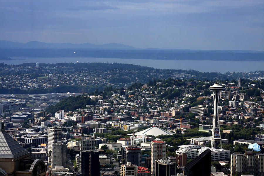 Space Needle Skyline Photograph by Leonard Sharp - Fine Art America