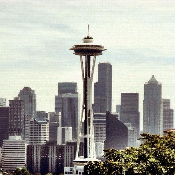 Seattle Photograph - Space Needle by T Catonpremise