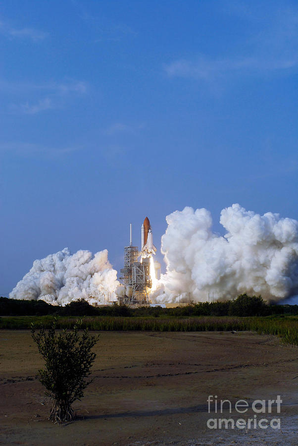 Space Shuttle Endeavour Liftoff Photograph by Stocktrek Images