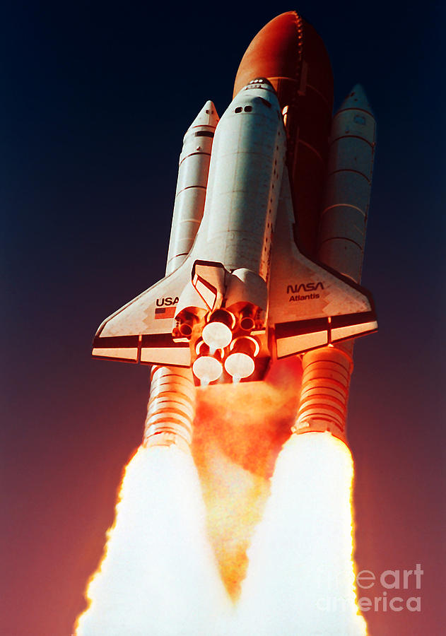 Space Shuttle Launch Photograph by Nasa