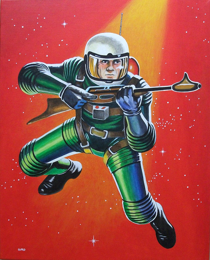 Spaceman Painting by George Bryan Ward - Pixels