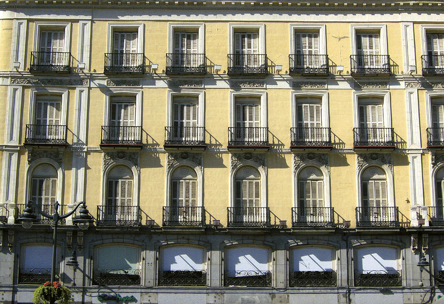 Spanish Facade Madrid Photograph by Perry Van Munster
