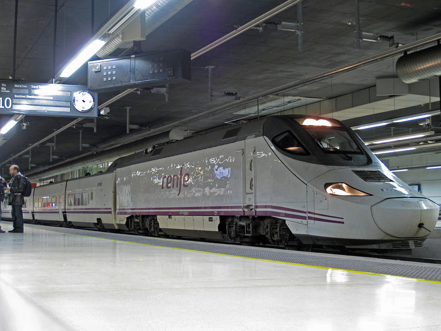 Spanish high-speed train Photograph by Rod Jones