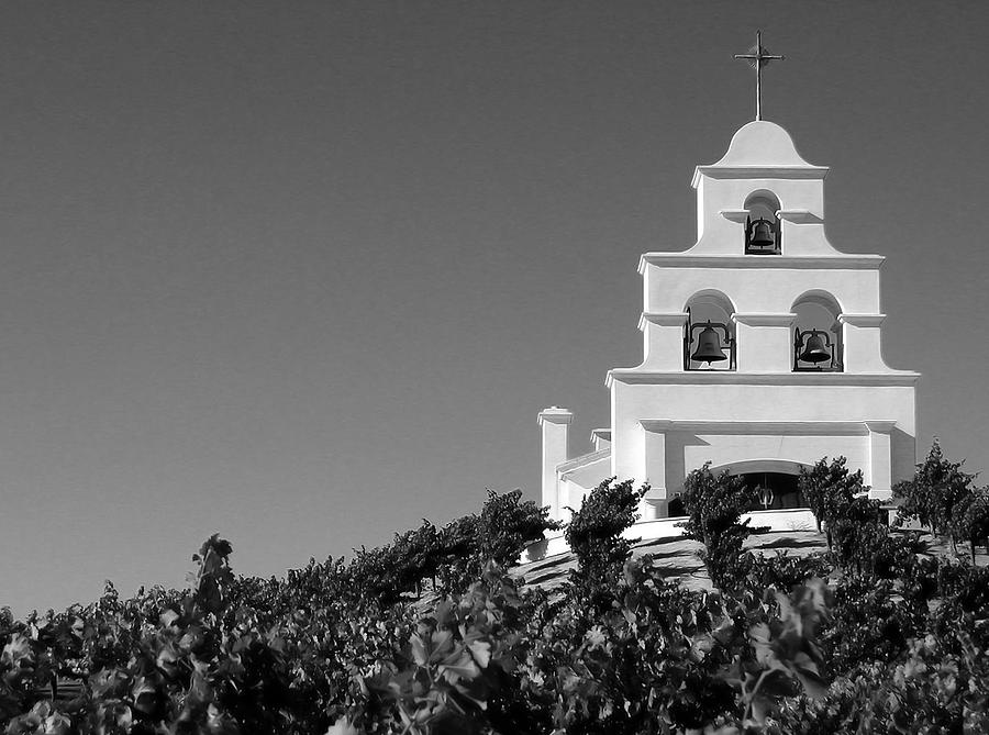 Spanish Mission in the Vineyards II Photograph by Matt Hanson