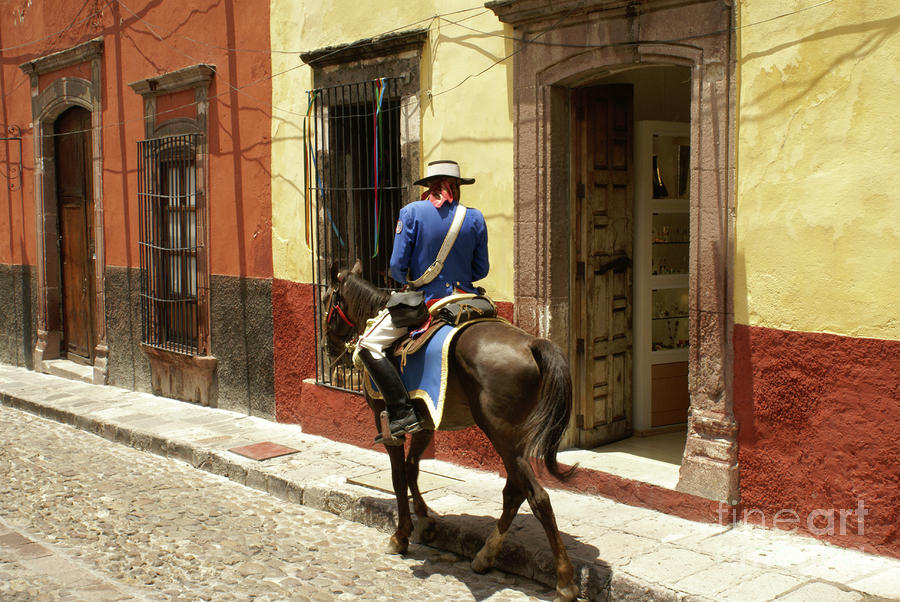 Spanish Policeman in San Miguel de Allende Mexico Photograph by John  Mitchell