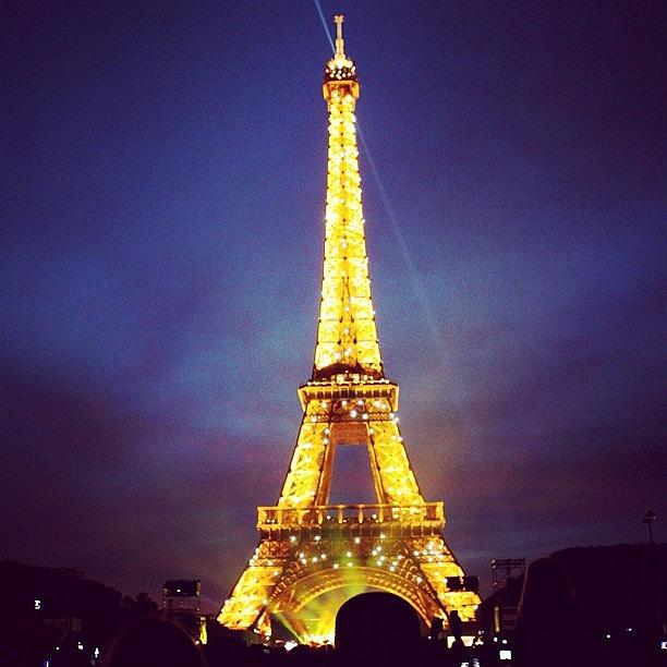 Paris Photograph - Sparkle. #eiffel #tower #paris #france by Jen Hernandez