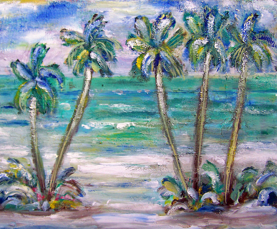 Sparkling Beach Delight Painting by Patricia Clark Taylor - Fine Art ...