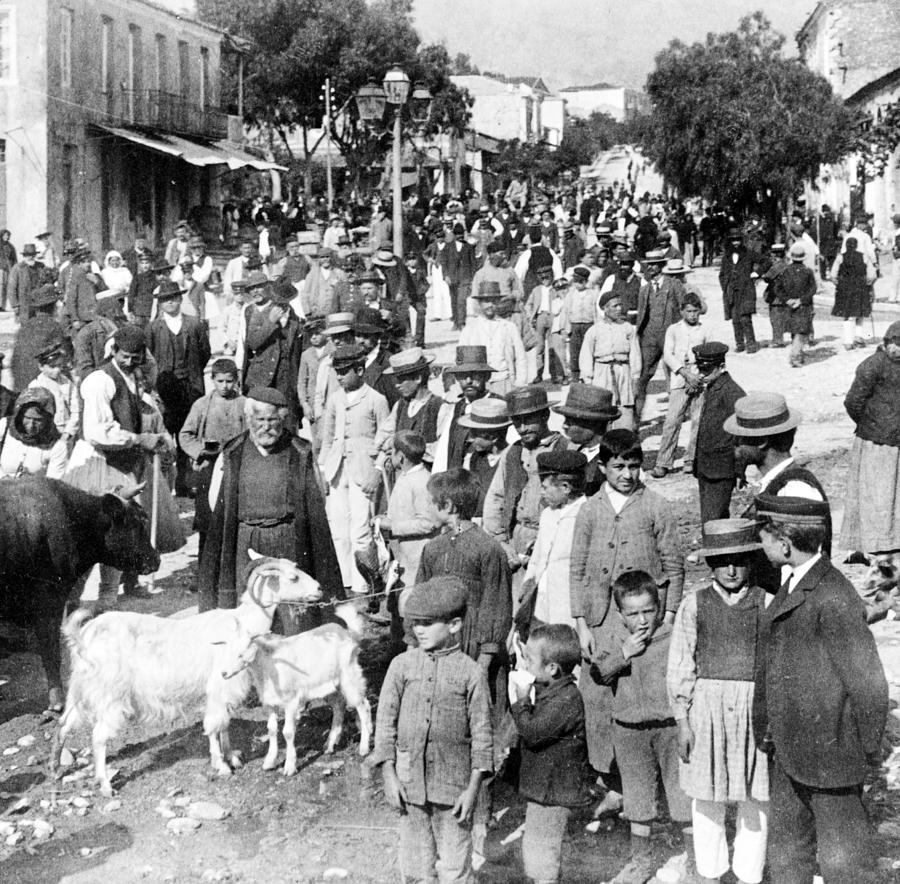Sparta Greece - Street Scene - c 1907 Photograph by International  Images
