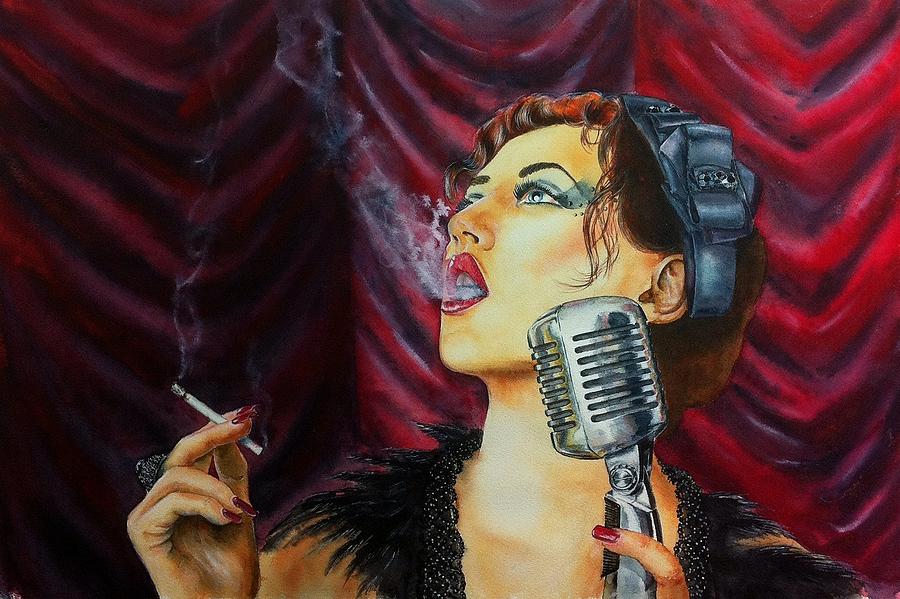 Music Painting - Speakeasy Blues by Don Whitson