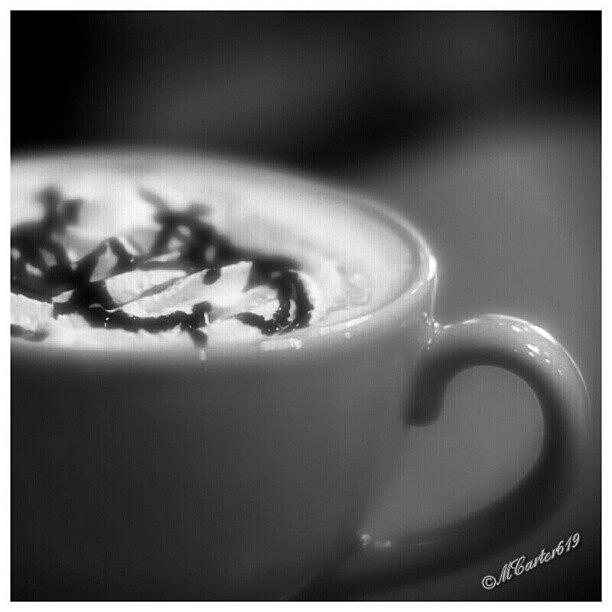 Coffee Photograph - Special Cup...cappuccino With A Bit Of by Mary Carter