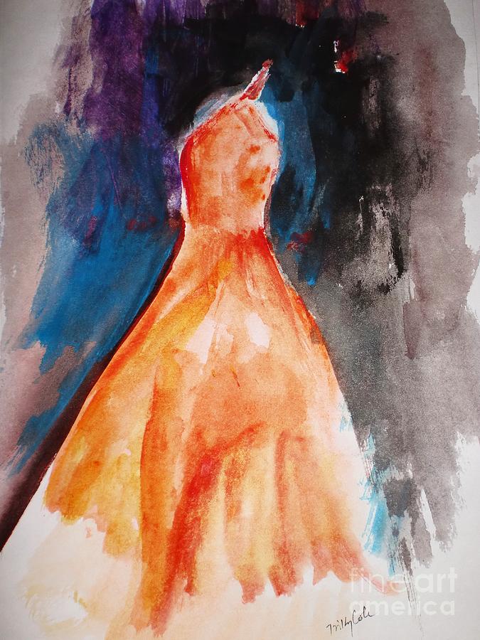 Evening Gown Painting - Special Evening by Trilby Cole