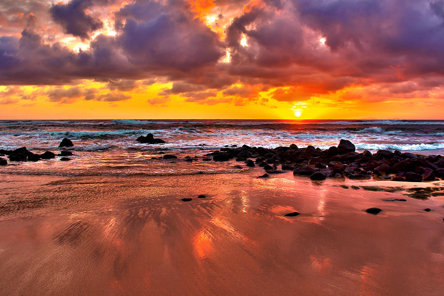 Spectacular Kauai Sunrise Photograph By Artistic Photos Fine Art America