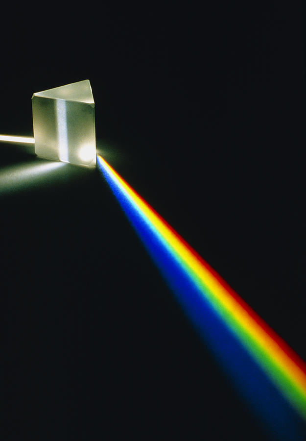 Spectral Light From Prism Photograph by David Parker - Fine Art America