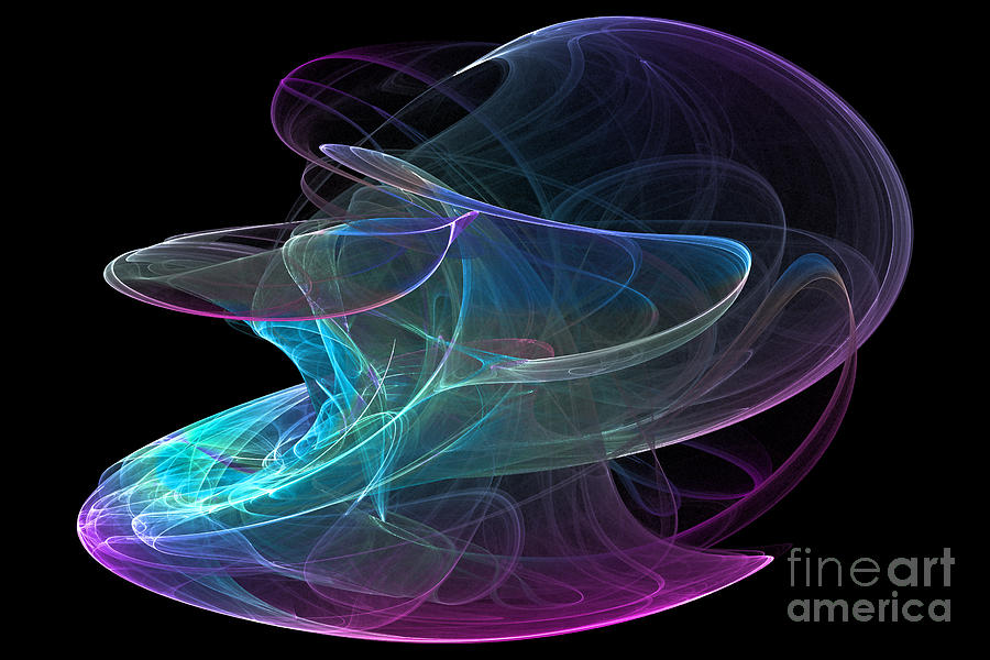 Spectral swirl Digital Art by Rod Jones