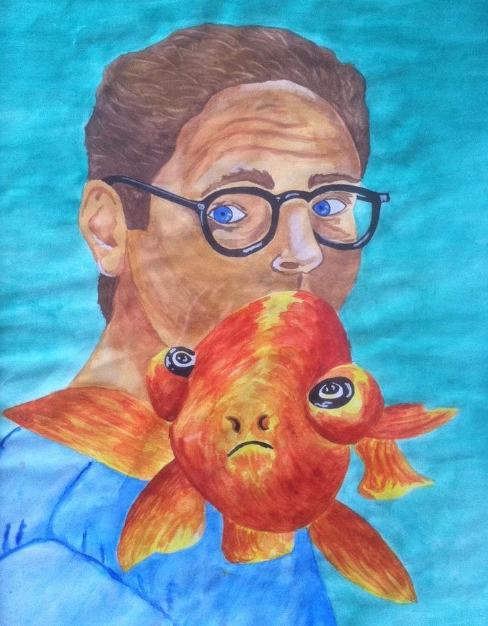 Fish Painting - Speechless by Stephanie Reid